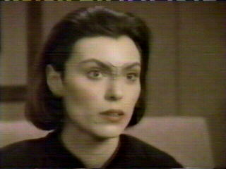 Ensign Ro Laren - Starfleet Ensign released from prison to help with a Bajoran matter - Michelle Forbes