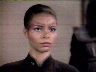Lt. Aquiel Uhnari - Haliian Starfleet lieutenant - Renee Jones